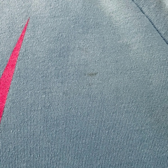 Aviator Nation Light Blue Sweatshirt with Pink Lightning Bolt Size Small - Picture 6 of 11